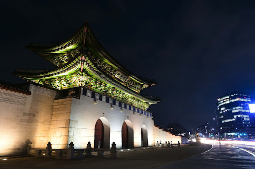 서울 광화문 야경