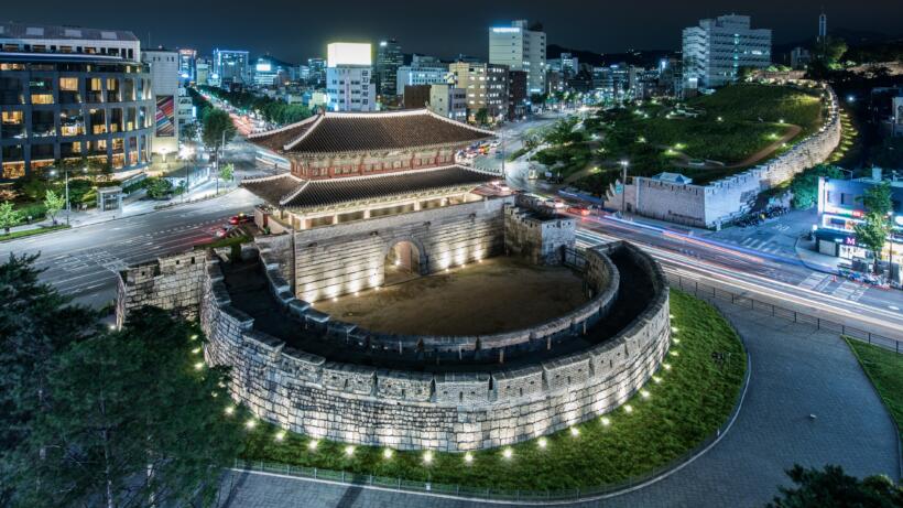 서울 동대문 흥인지문 야경